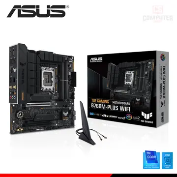 ASUS TUF GAMING B760M-PLUS WIFI M.ATX DDR5 LGA 1700 (PN:90MB1ET0'M0EAY0)
