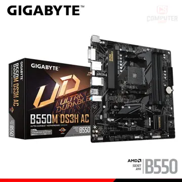 GIGABYTE B550M-DS3H-AC M.ATX DDR4 AMD AM4