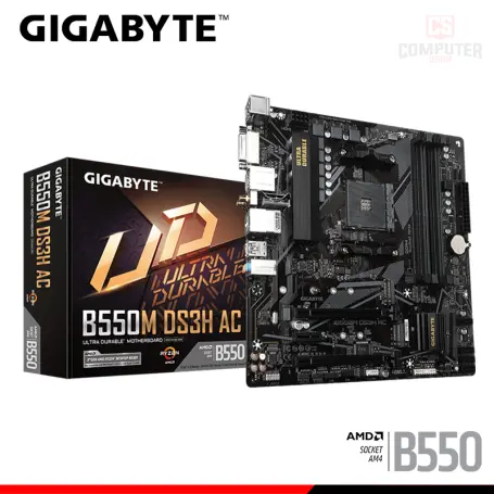GIGABYTE B550M-DS3H-AC M.ATX DDR4 AMD AM4