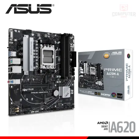 ASUS PRIME A620M-A CSM M.ATX DDR5 AMD AM5 (PN:90MB1F10-M0AAYC)