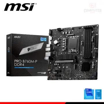 MSI PRO B760M-P M.ATX DDR4 LGA 1700 (PN:911-7E02-006)
