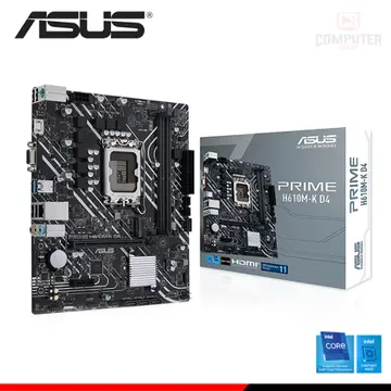 ASUS PRIME H610M-K D4 M.ATX DDR4 LGA 1700 (PN:90MB1A10'M0EAY0)