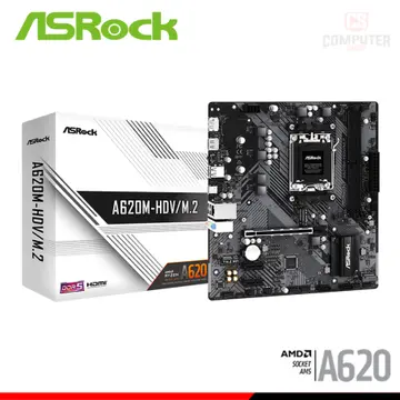 ASROCK A620M-HDV/M.2 M.ATX DDR5 AMD AM5 (PN:90-MXBLL0-A0UAYZ)