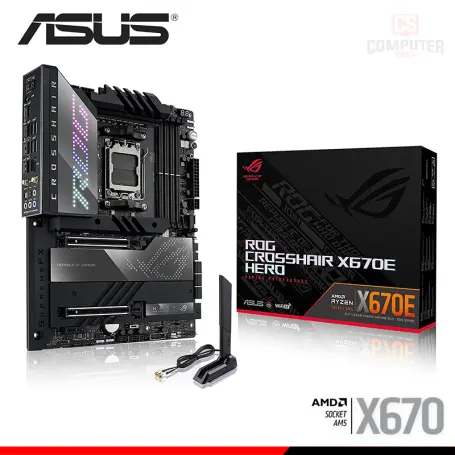 ASUS ROG CROSSHAIR X670E HERO WIFI ATX DDR5 AMD AM5 (PN:90MB1BC0-M0EAY0)