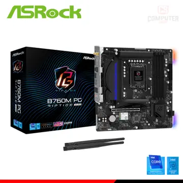 ASROCK B760M PG RIPTIDE WIFI M.ATX DDR5 LGA 1700 (PN:90'MXBN30'A0UAYZ)