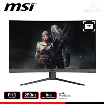 MSI G27C4X CURVO 27" FHD 1920x1080/250HZ/1MS/FREESYNC PREMIUM