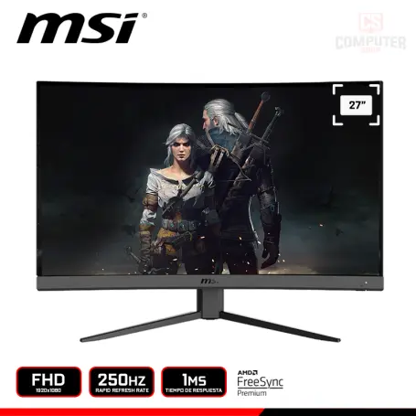 MSI G27C4X CURVO 27" FHD 1920x1080/250HZ/1MS/FREESYNC PREMIUM