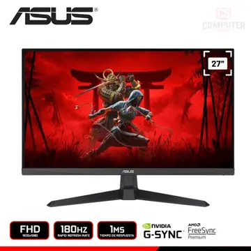 ASUS TUF GAMING VG279Q3A 27" FHD 1920x1080/180HZ/1MS/FREESYNC PREMIUM/COMPATIBLE NVIDIA G-SYNC (PN:90LM0990'B021B0)