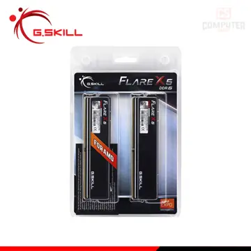 G.SKILL 32GB (16GBx2) DDR5 G.SKILL FLARE X5 BLACK AMD EXPO BUS 6000MHZ (PN:F5-6000J3648D16GX2-FX5)