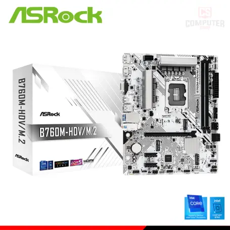 ASROCK B760M-HDV/M.2 M.ATX DDR5 LGA 1700