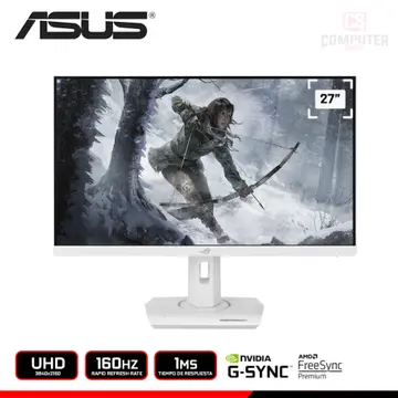 ASUS ROG STRIX XG27UCG-W WHITE 27" UHD 3840x2160/160HZ/1MS/FREESYNC PREMIUM/COMPATIBLE NVIDIA G-SYNC
