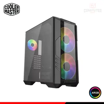 COOLER MASTER HAF 500 BLACK SIN FUENTE VIDRIO TEMPLADO MID TOWER