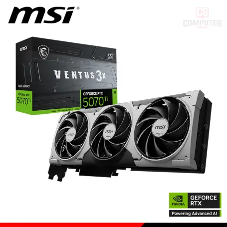 MSI GEFORCE RTX 5070Ti 16GB GDDR7 256BITS VENTUS 3X OC