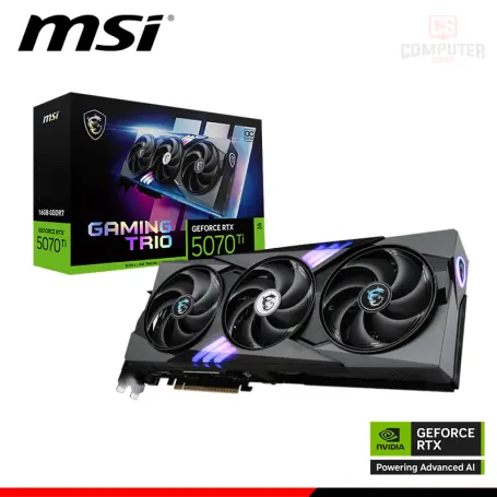MSI GEFORCE RTX 5070Ti 16GB GDDR7 256BITS GAMING TRIO OC