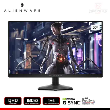 ALIENWARE AW2724DM 27" QHD 2560x1440/180HZ/1MS/FREESYNC PREMIUM PRO/COMPATIBLE NVIDIA G-SYNC