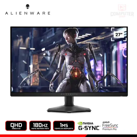 ALIENWARE AW2724DM 27" QHD 2560x1440/180HZ/1MS/FREESYNC PREMIUM PRO/COMPATIBLE NVIDIA G-SYNC