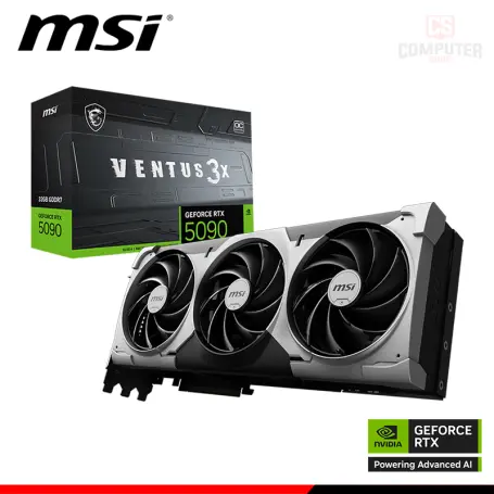 MSI GEFORCE RTX 5090 32GB GDDR7 512BITS VENTUS 3X OC (PN:912-V530-060)