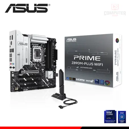 ASUS PRIME Z890M-PLUS WIFI M.ATX DDR5 LGA 1851 (PN:90MB1J80-M0AAY0)