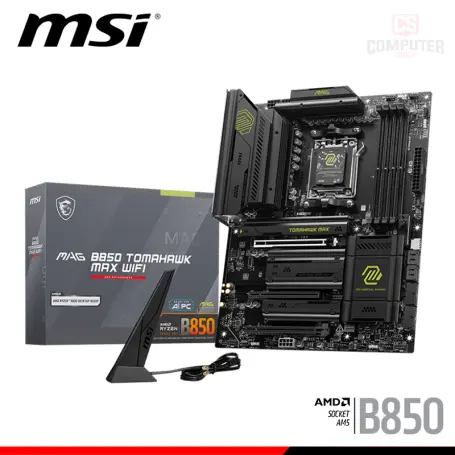 MSI MAG B850 TOMAHAWK MAX WIFI ATX DDR5 AMD AM5 (PN:911-7E62-002)