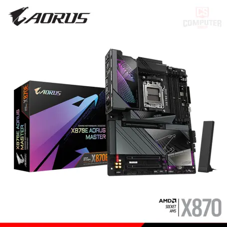 AORUS X870E MASTER ATX DDR5 AMD AM5 (PN:9MX87EMSR-00-G10)