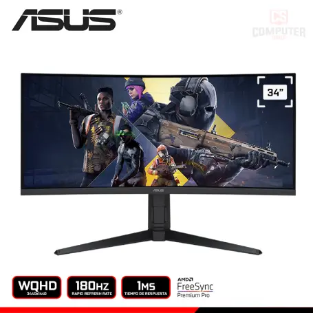 ASUS TUF GAMING VG34VQL3A 34" CURVO WQHD 3440x1440/180HZ/1MS/AMD RADEON FREESYNC PREMIUM PRO