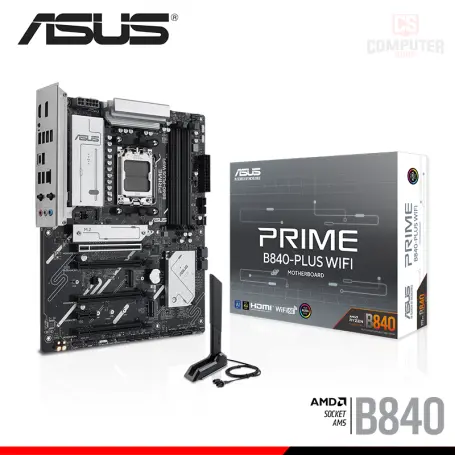 ASUS PRIME B840-PLUS WIFI ATX DDR5 AMD AM5 (PN:90MB1IZ0-M0EAY0)