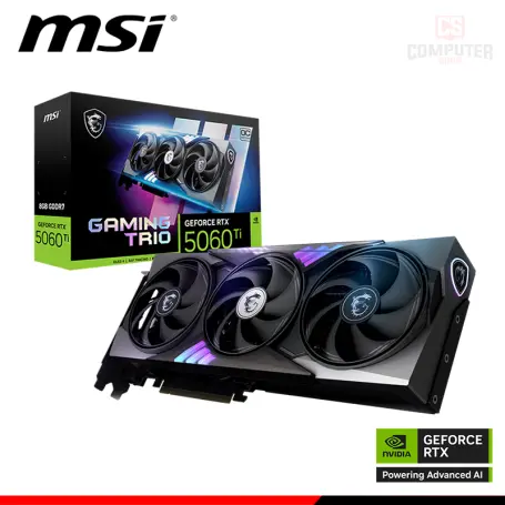 MSI GEFORCE RTX 5060Ti 8GB GDDR7 128BITS GAMING TRIO OC (PN:912-V536-022)
