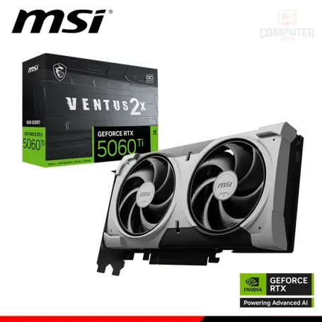 MSI GEFORCE RTX 5060Ti 8GB GDDR7 128BITS VENTUS 2X OC PLUS (PN:912-V536-024)