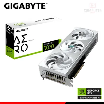 GIGABYTE GEFORCE RTX 5070 12GB GDDR7 192BITS AERO OC (PN:GV-N5070AERO OC-12GD)