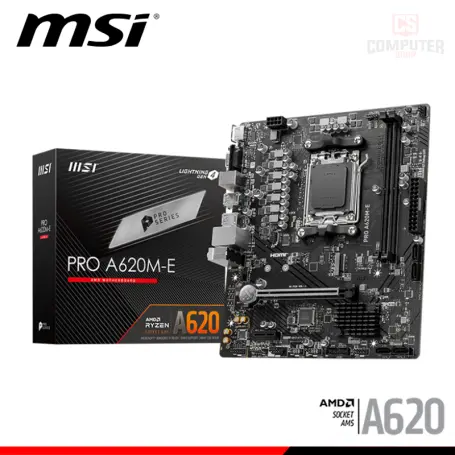 MSI PRO A620M-E M.ATX DDR5 AMD AM5 (PN:911-7E28-014)