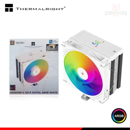 AMD Thermalright Assassin X 120 R Digital ARGB White Cooler CPU Refrigeracion Aire Compatible /INTEL