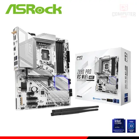 ASROXK Z890 PRO RS WIFI WHITE ATX DDR5 LGA 1851 (PN:(90-MXBQC0-A0UAYZ)