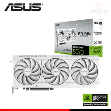 ASUS GEFORCE RTX 5070 12GB GDDR7 192BITS WHITE PRIME OC (PN:90YV0M19-MVAA00)