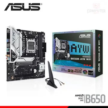 ASUS PRIME B650M-AYW WIFI M.ATX DDR5 AMD AM5 (PN:90MB1KI0-M0EAY0)