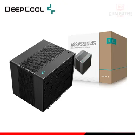 DEEPCOOL ASSASSIN 4S BLACK COOLER CPU REFRIGERACION AIRE COMPATIBLE AMD/INTEL (PN:ASN4S-BKGPMN-G)