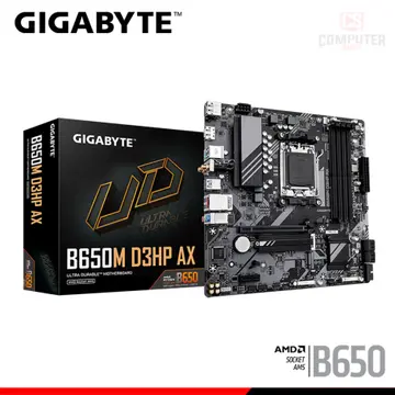 GIGABYTE B650M D3HP AX M.ATX DDR5 AMD AM5 (PN:90MB65MDPX-00-G12)