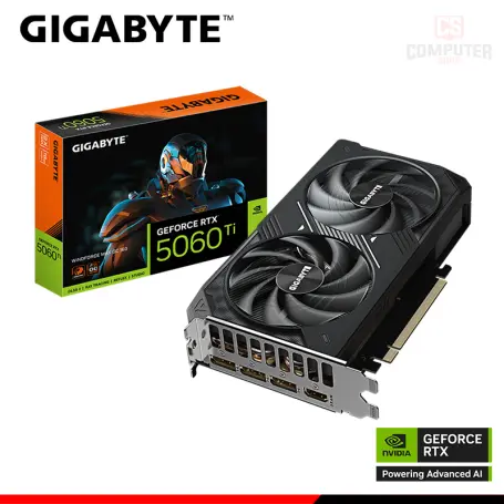 GIGABYTE GEFORCE RTX 5060Ti 16GB GDDR7 128BITS MAX OC (PN:9VN506TWOX-00-G10)