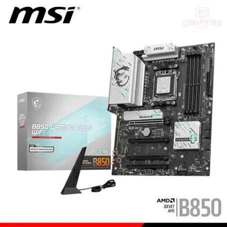 MSI B850 GAMING PLUS WIFI ATX DDR5 AMD AM5 (PN:911-7E56-007)