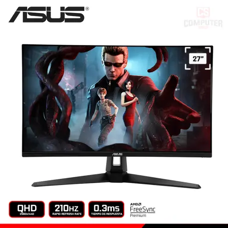 ASUS TUF GAMING VG27AQ5A 27" QHD 2560x1440/210HZ/0.3MS/FREESYNC PREMIUM (PN:90LM0BN0-B013I1)