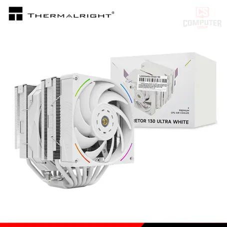 THERMALRIGHT ROYAL PRETOR 130 ULTRA WHITE COOLER CPU REFRIGERACION AIRE COMPATIBLE AMD/INTEL
