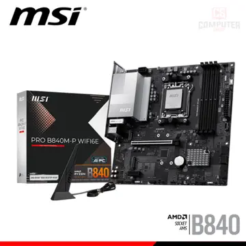 MSI PRO B840M-P WIFI6E M.ATX DDR5 AMD AM5 (PN:911-7E77-002)