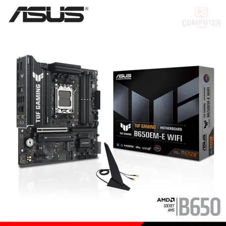 ASUS TUF GAMING B650EM-E WIFI M.ATX DDR5 AMD AM5 (PN:90MB1LR0-M0EAY0)