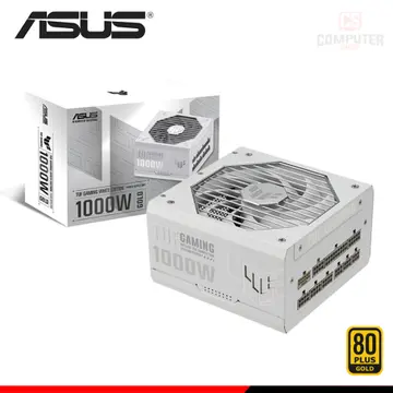 ASUS TUF GAMING WHITE 1000W 80 PLUS GOLD FULL MODULAR ATX 3.1 (PN:90YE00S5-B0AA00)