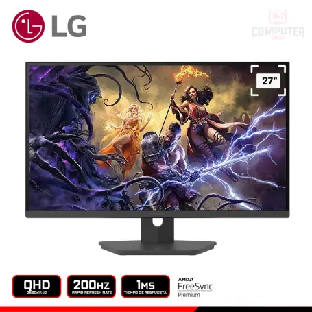 LG 27G610A-B ULTRAGEAR G6 27" QHD 2560x1440/200HZ/1MS/FREESYNC PREMIUM (PN:27G610A-BN.CWFDMJ)