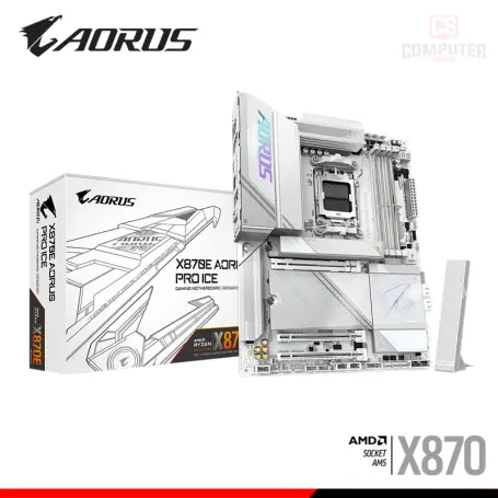 AORUS X870E PRO ICE ATX DDR5 AMD AM5 (PN:9MX87EPRE-00-G10)