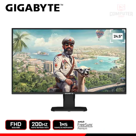 GIGABYTE GS25F2 24.5" FHD 1920x1080/200HZ/1MS/FREESYNC PREMIUM (PN:(20VM0-GS25F2BM-1SAS)