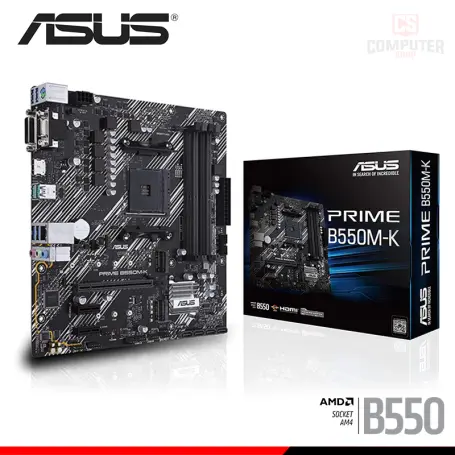 ASUS Prime B550M-K M.ATX DDR4 AMD AM4
