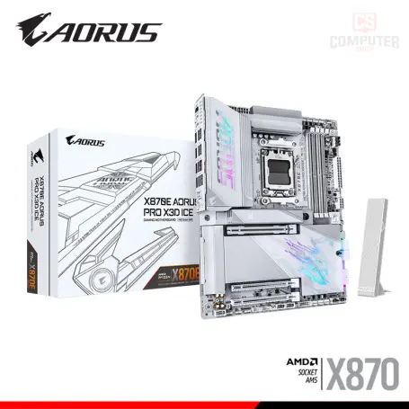AORUS X870E PRO X3D ICE ATX DDR5 AMD AM5