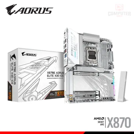 AORUS X870E ELITE X3D ICE ATX DDR5 AMD AM5