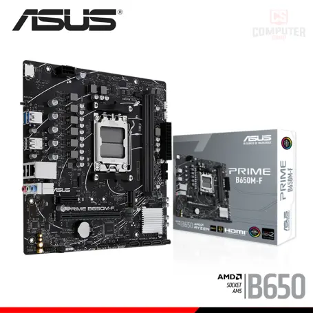 ASUS PRIME B650M-F M.ATX DDR5 AMD AM5 (PN:90MB1HK0-M0EAY0)